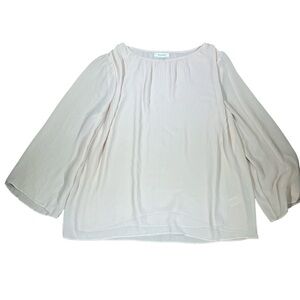 Women's Max Studio Light Pink Two Layered‎ Bell Sleeved Blouse Size M